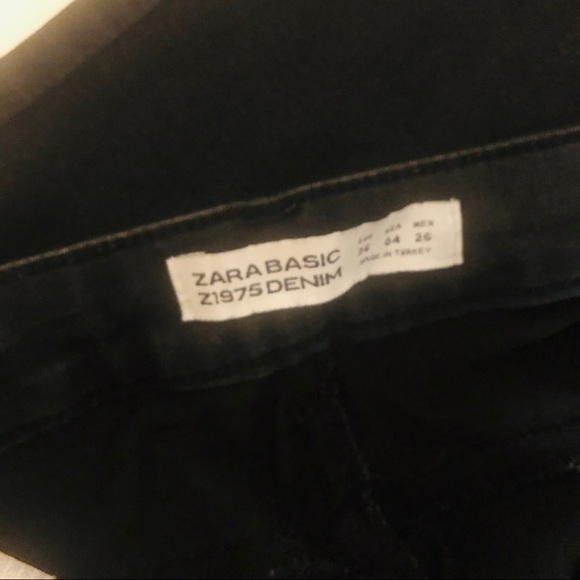 Zara black moto jeans _ Zara Basic Z1975 Demim - Picture 2 of 4